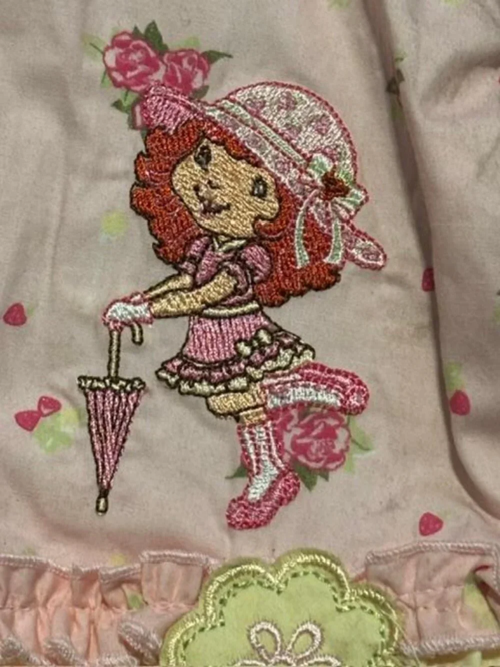NWT Dead Stock 2007 Strawberry Shortcake 2-Piece Summer Set Size 6-9 Months